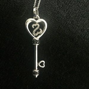 Kay jewelers open hearts key necklace